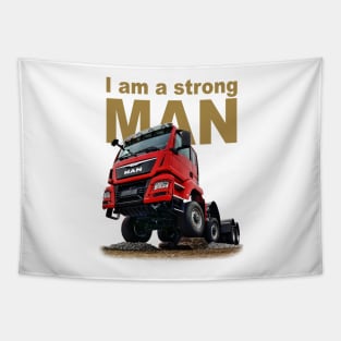 Strong MAN TGS 41.480 8x8 Brown - Trucknology Days Tapestry