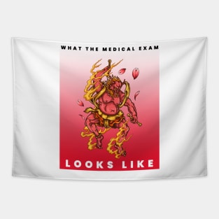 What The Medical Exam Looks Like - Medical Student In Medschool Funny Gift For Nurse & Doctor Medicine Tapestry