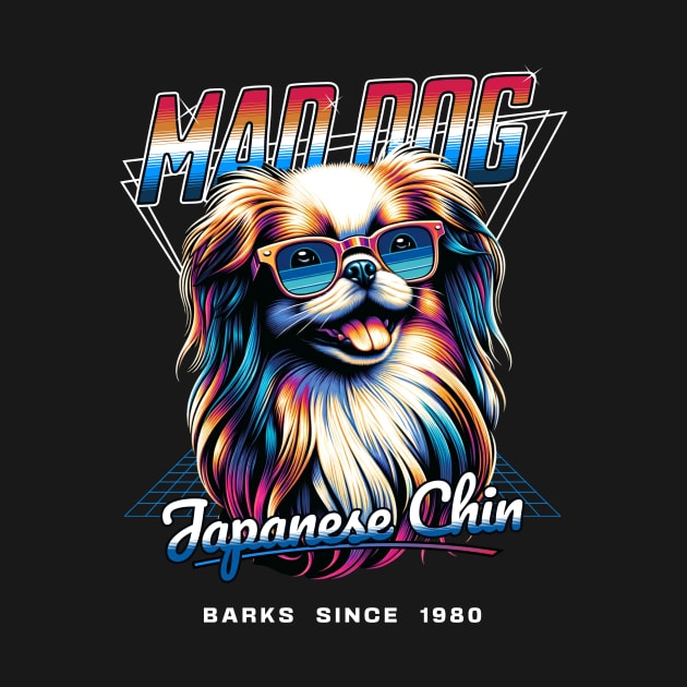 Mad Dog Japanese Chin Dog by Miami Neon Designs