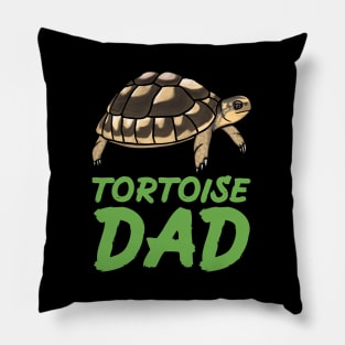 Green Tortoise Dad for Tortoise Lovers Pillow