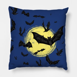 Bat Swarm Pillow