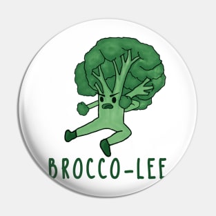 Brocco-lee | funny broccoli pun. Pin