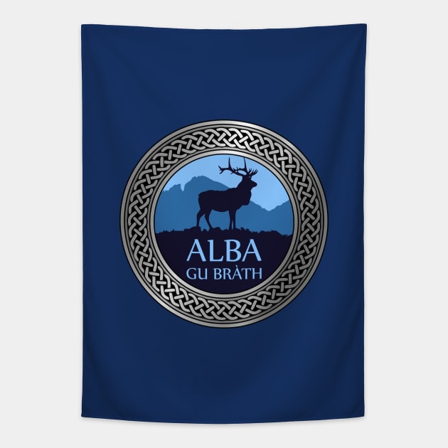 Alba Gu Brath Knot Tapestry by Taylor'd Designs