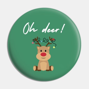 Oh deer, Christmas is near Pin