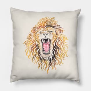 Swirly Lion Pillow