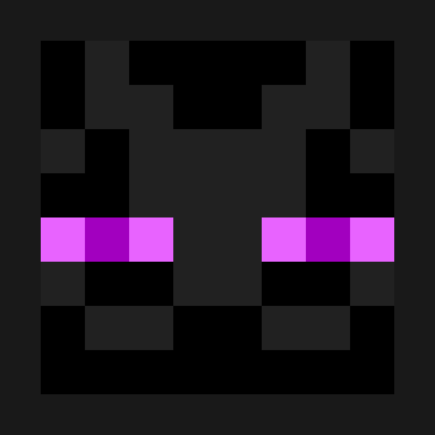 ENDERMAN FACE by JeanPixel