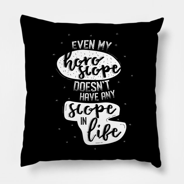 Horoscope Quote Pillow by madeinchorley