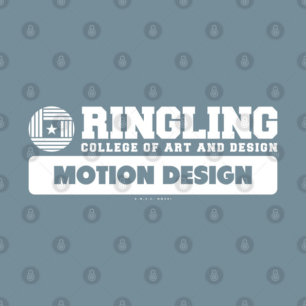 Discover Ringling College - Motion Design Wordmark - Ringling College Of Art And Design - T-Shirt