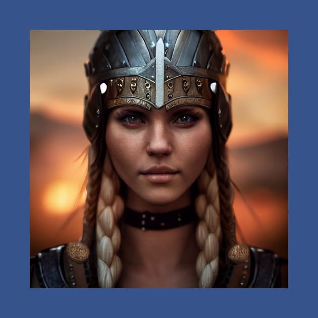 Viking Shield Maiden by Grassroots Green