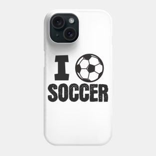 I love soccer Phone Case