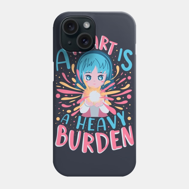 Heart Phone Case by Domichan