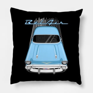 Chevrolet Bel Air 1957 - larkspur blue Pillow