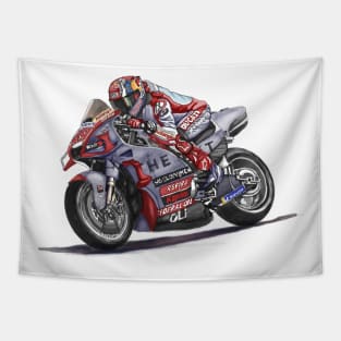 Drawing/Sketching MotoGP Team No 49 Tapestry