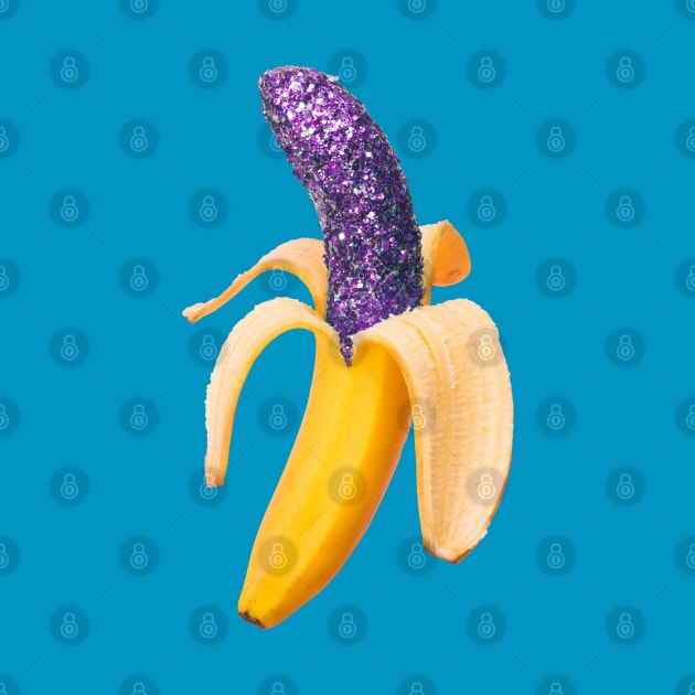 Glitter banana by byb