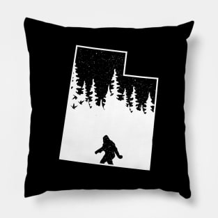 Utah Bigfoot Gift Pillow