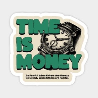 Time is money, Gifts for him, Horology Magnet