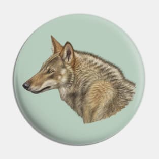 Italian Wolf Pin