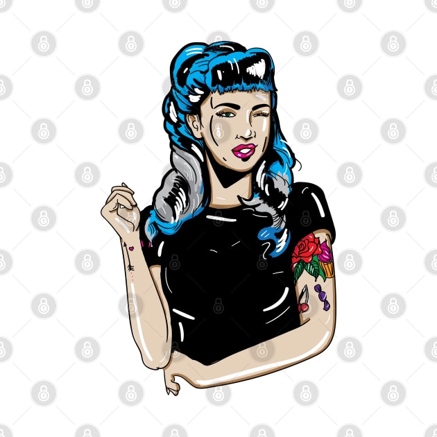 Rockabilly Rebel Girl by silentrob668