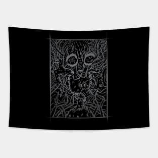 Bird Antlers Tapestry