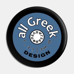 All Greek Design # logo Pin