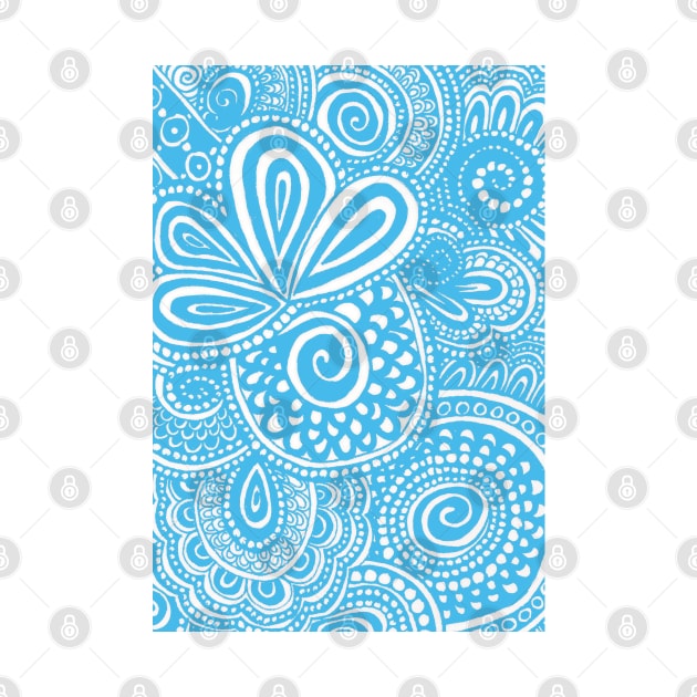 Light Blue Pina Swirls by AmyMinori