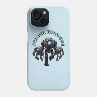 Futuristic Battle Robots Names of Power Armor Brigade Phone Case