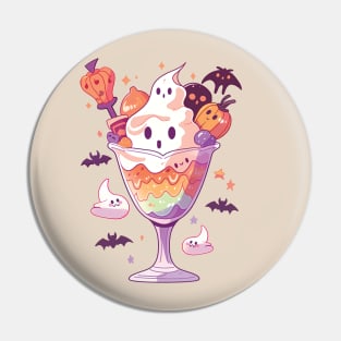 Spooky Month Sundae. Halloween Ice Cream Pin
