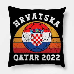 Hrvatska Football Pillow