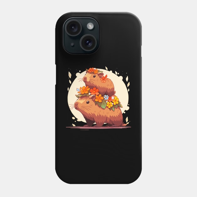 capybara Phone Case by piratesnow