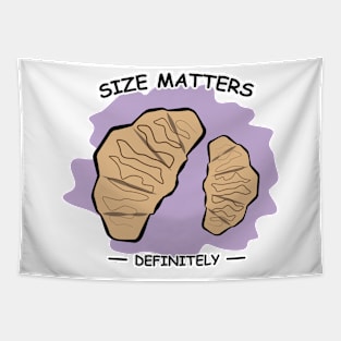 Size Matters - Croissant Tapestry