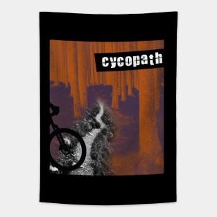 Cycopath is Singletrack - orange/purple Tapestry