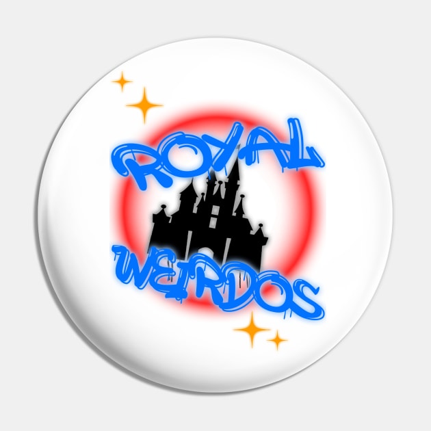 Royal Weirdos Graffiti Pin by WeirdGear