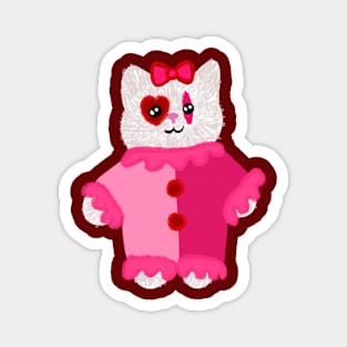 Clown Kitty Magnet