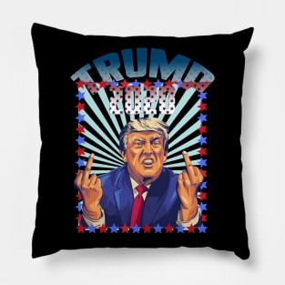 Funny Political Trump Elections Design Pillow