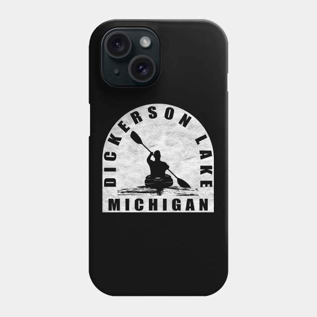 Dickerson Lake Kayaking Michigan Phone Case by BirdsEyeWorks