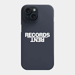 RECORDS OVER RENT - COLLECTOR TEE Phone Case