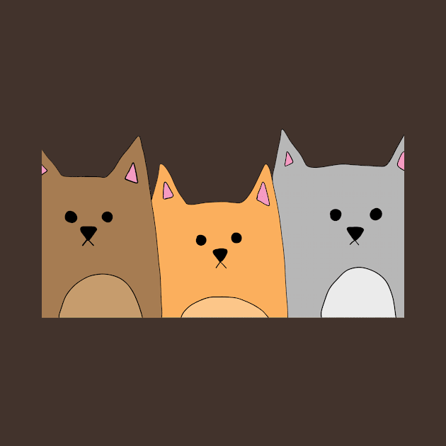 Three Cats by alisadesigns