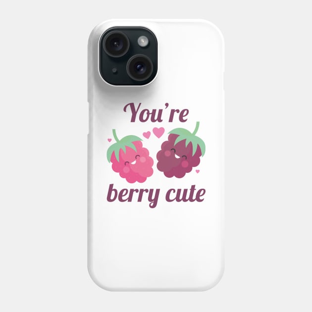 You’re Berry Cute Phone Case by LuckyFoxDesigns