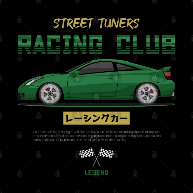 Tuner Green Celica MK7 JDM by GoldenTuners