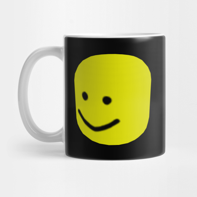 Roblox Big Head Noob Gamer Gift Roblox Mug Teepublic - roblox yellow big head