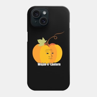 Wojak Halloween Meme Design - Wojak-o'-Lantern Phone Case