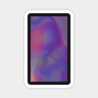 Pink and Purple abstract clouds Magnet