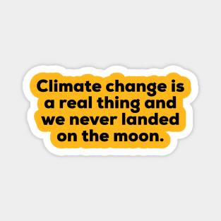 Climate change denier Magnet