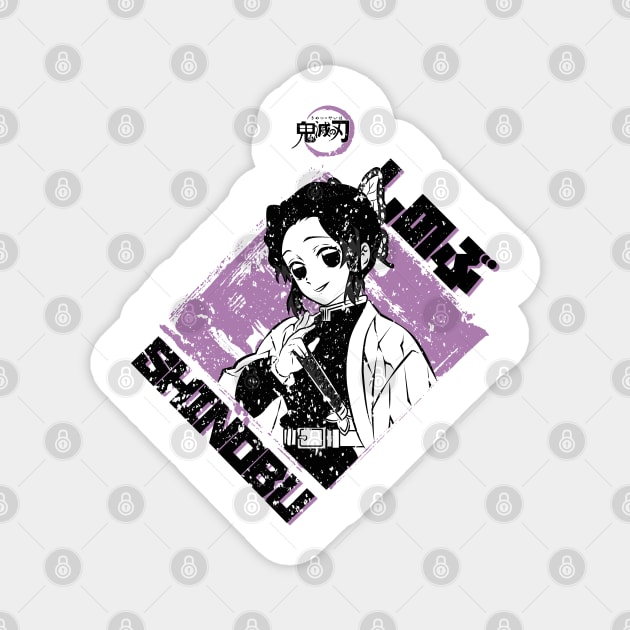 DEMON SLAYER: SHINOBU KOCHO (GRUNGE STYLE) Magnet by FunGangStore