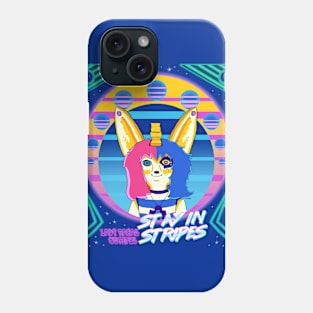 Stay in Stripes Version 1 (pale stripe) Phone Case