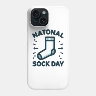 National sock day Phone Case