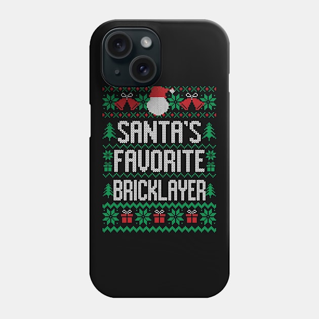 Santa's Favorite Bricklayer Phone Case by Saulene