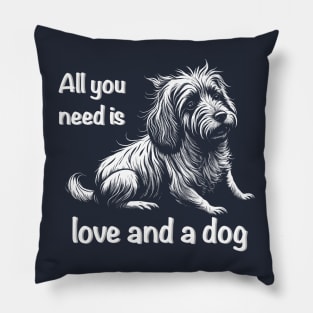 All you need is love and a dog Pillow