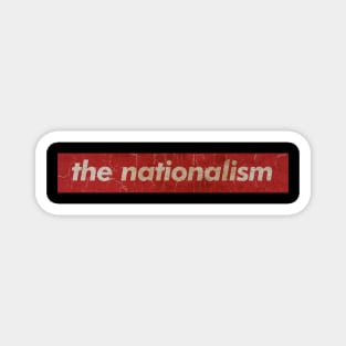 the nationalism - SIMPLE RED VINTAGE Magnet