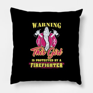 Firefighter Girlfriend T-Shirt life saver wife Firefighter Girlfriend T-Shirt life saver wife Pillow